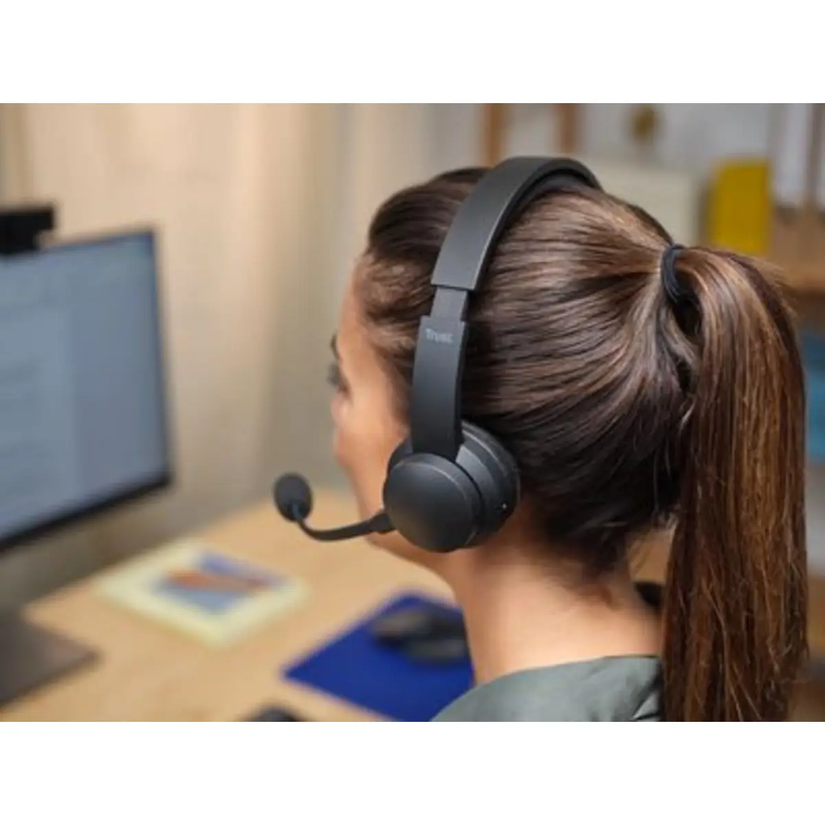 AYDA Wireless ENC-Headset schwarz