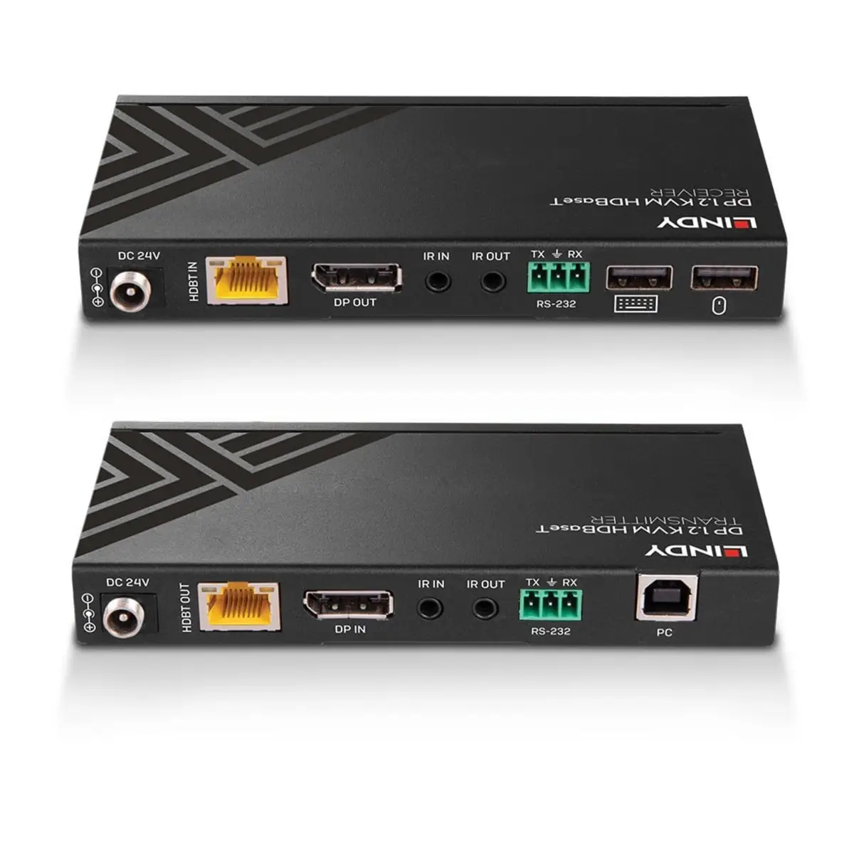Sender und Empfänger KVM / Audio / Serial / Infrared Extender HDBaseT über CAT 6 bis zu 150 m