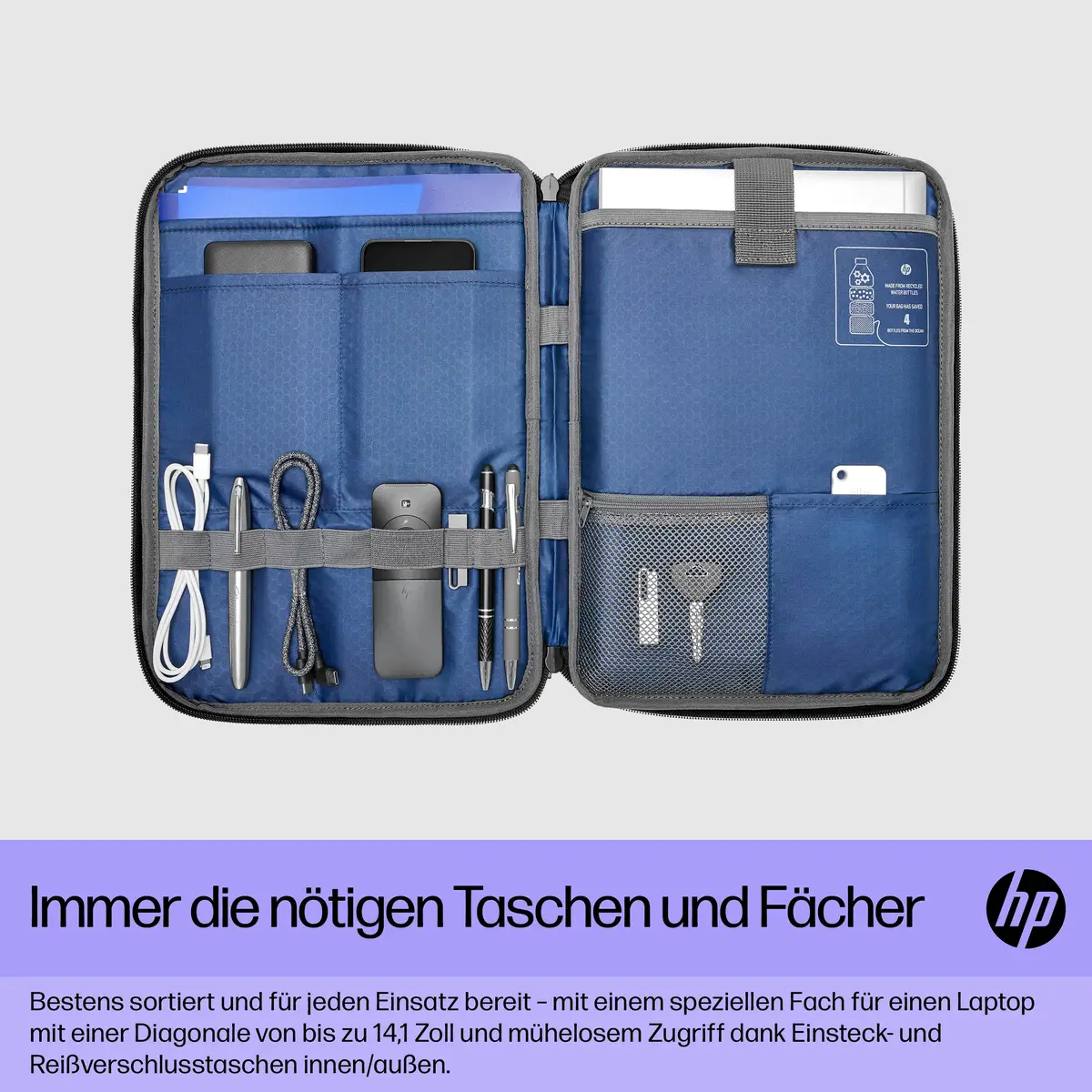 Renew Executive Notebook-Hülle für 35,8cm (14,1") Notebooks Schwarz