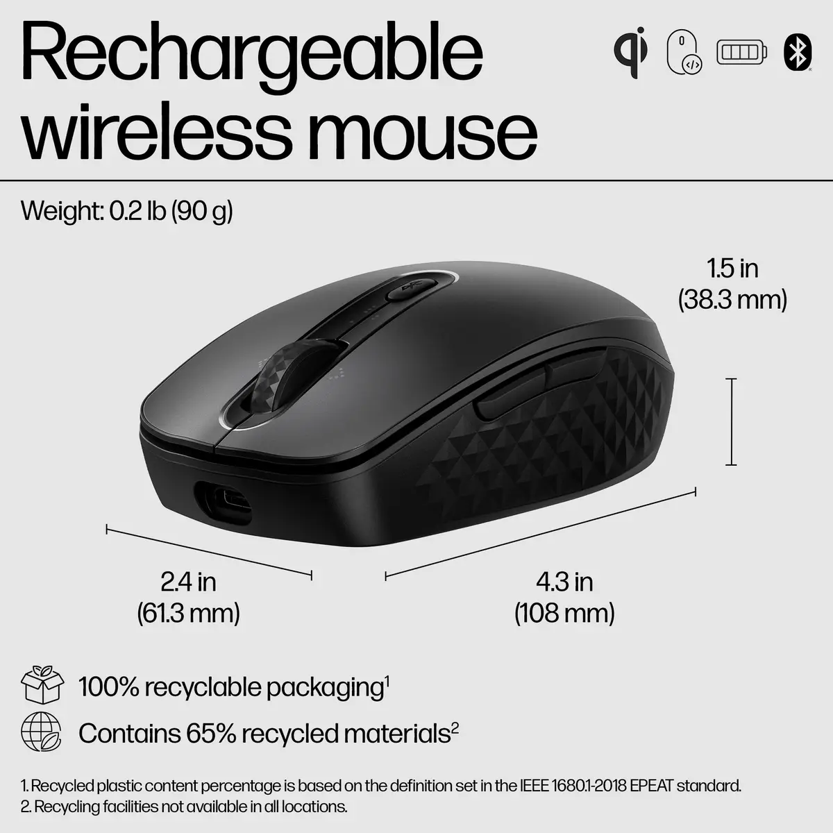 695 Qi-Charging Wireless Mouse
