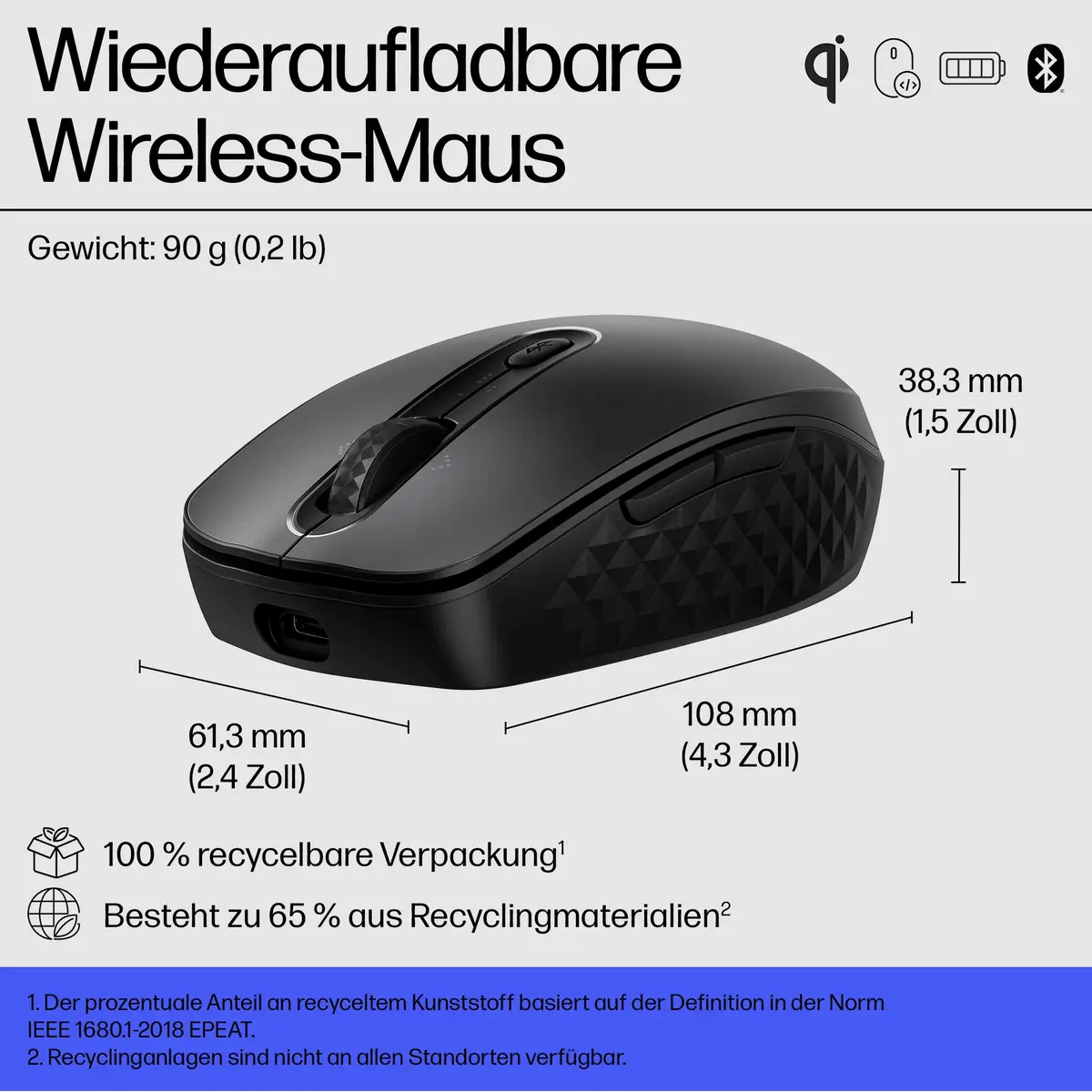 695 Qi-Charging Wireless Mouse