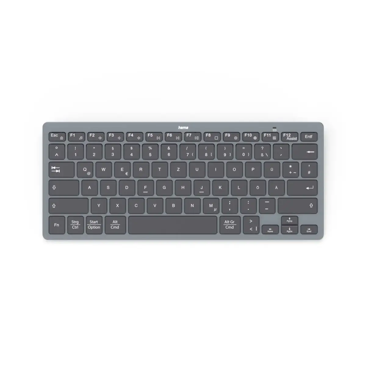 Bluetooth-Mini-Tastatur Travel 400 für Tablets, kabellos, SW, QWERTZ DE