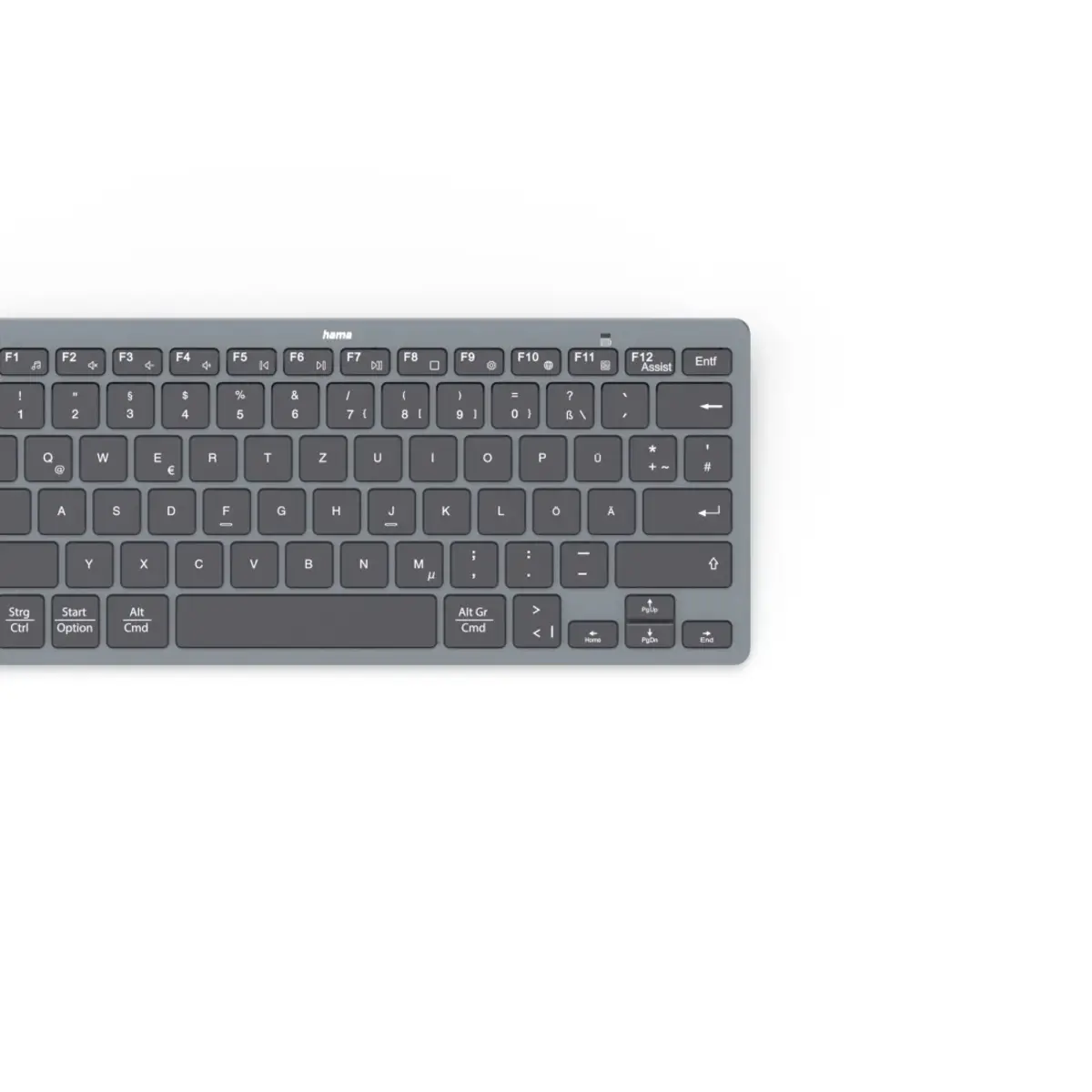 Bluetooth-Mini-Tastatur Travel 400 für Tablets, kabellos, SW, QWERTZ DE