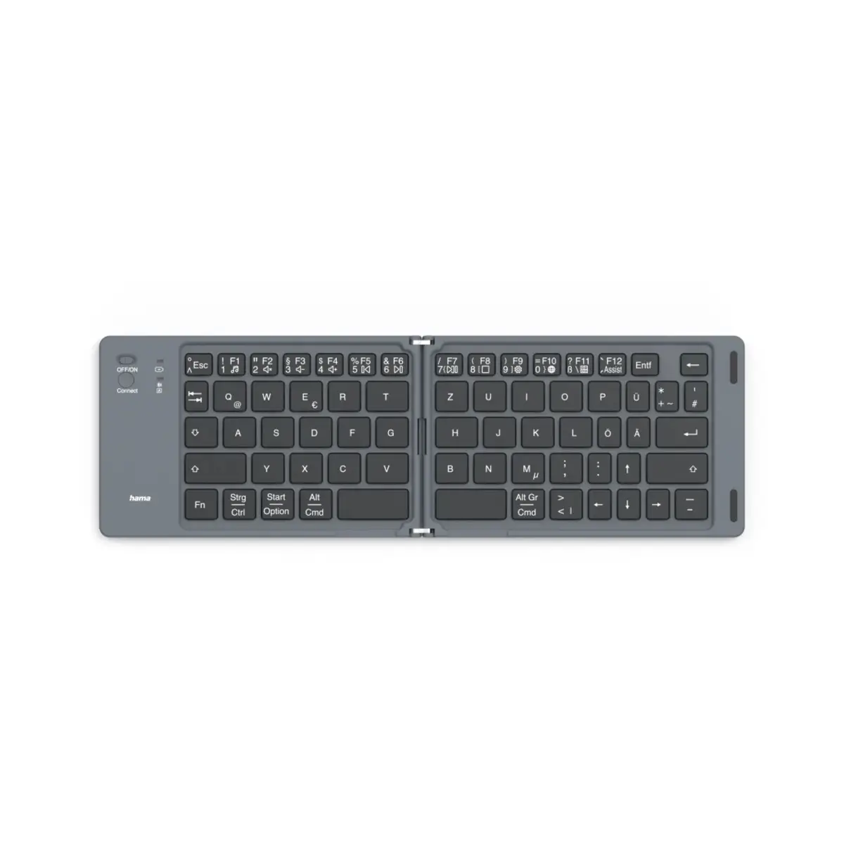 Bluetooth-Mini-Tastatur Travel 450, faltbar, kabellos, Schw., QWERTZ DE