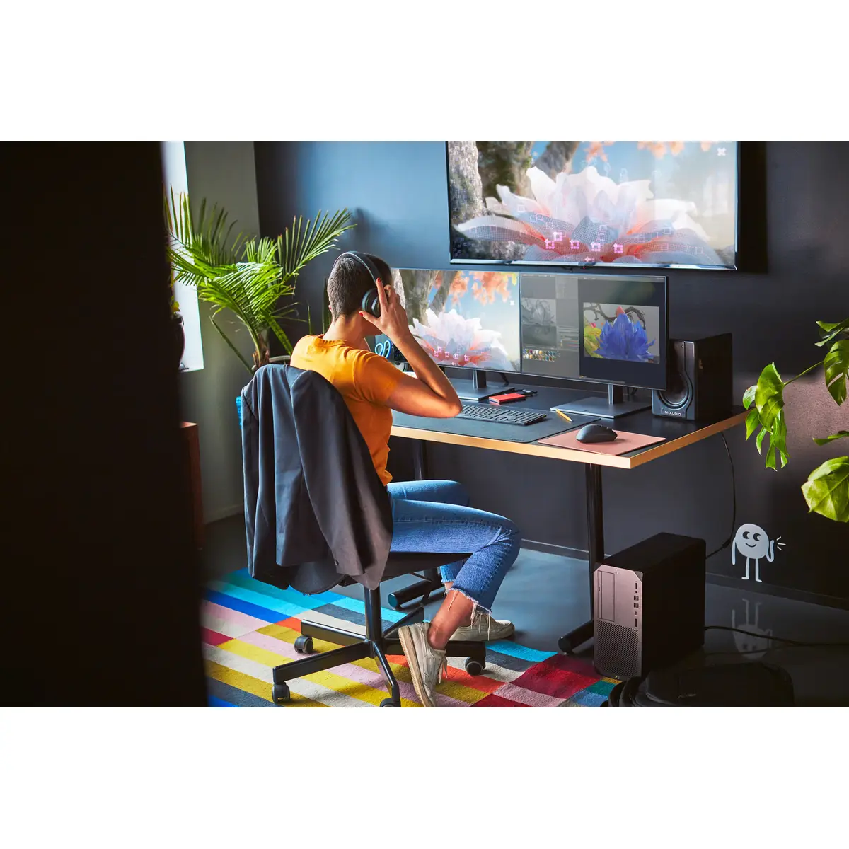Z2 G9 Tower 4U i7-14700K 3.4GHz 32GB SSD 1000GB RTX 2000 Ada 1GbE Win11P Tastatur: Deutsch Schwarz