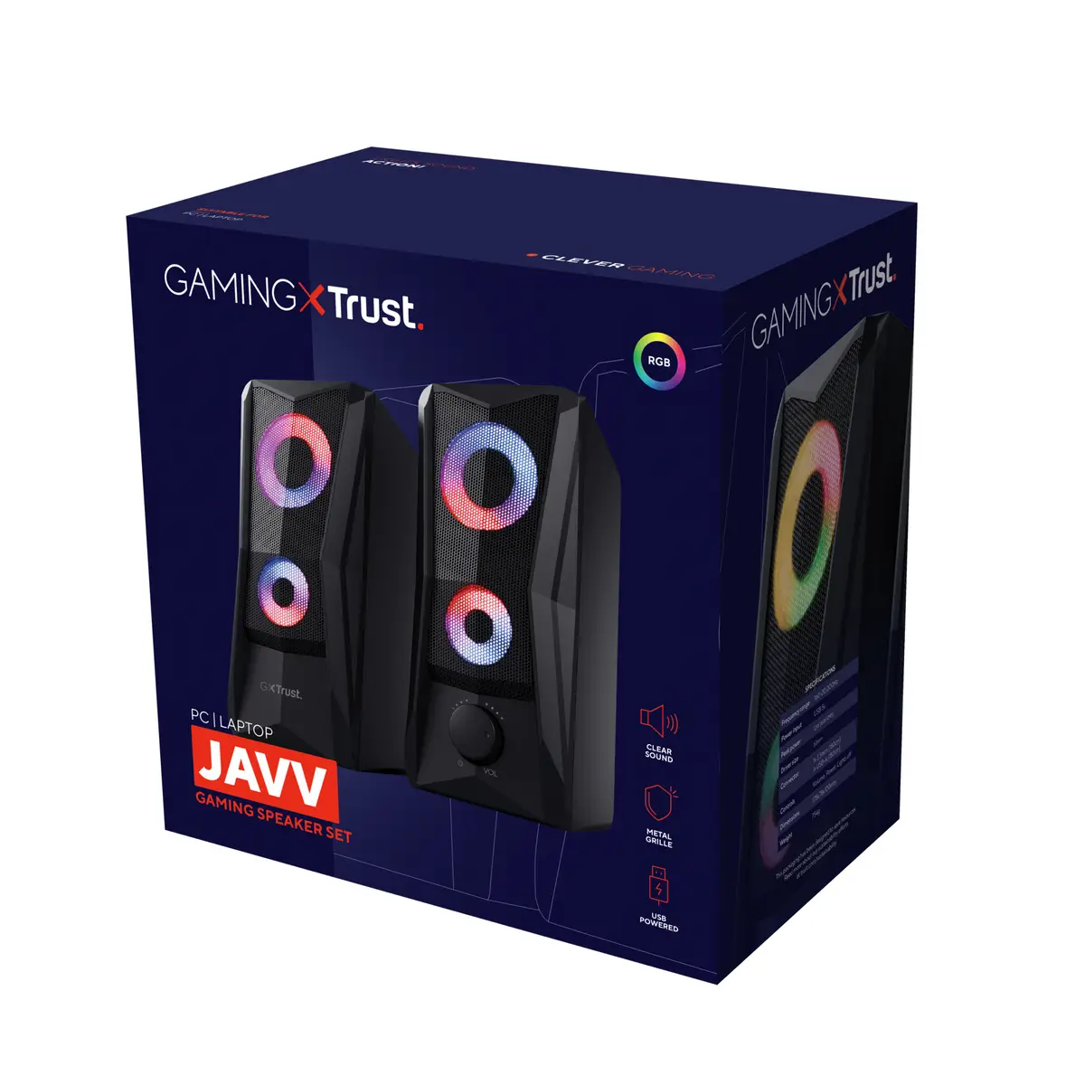 GXT 606 JAVV Speaker Set Black kabelgebunden