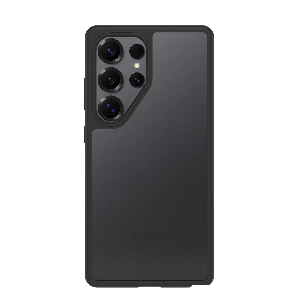 React Schutzhülle für Samsung Galaxy S25 Ultra Schwarz Crystal Klar/Schwarz