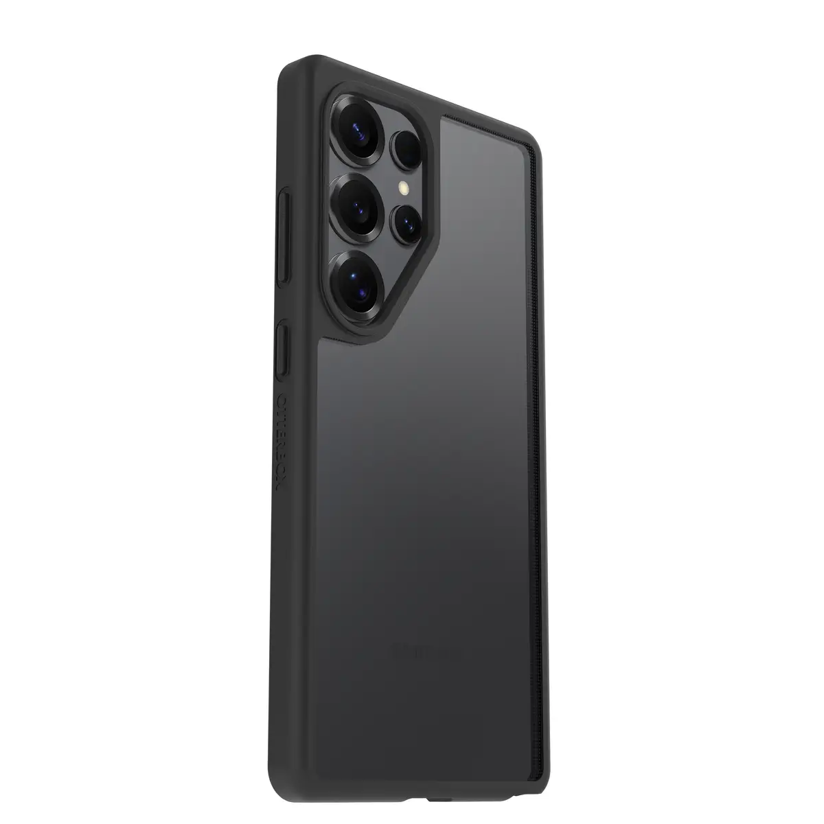 React Schutzhülle für Samsung Galaxy S25 Ultra Schwarz Crystal Klar/Schwarz