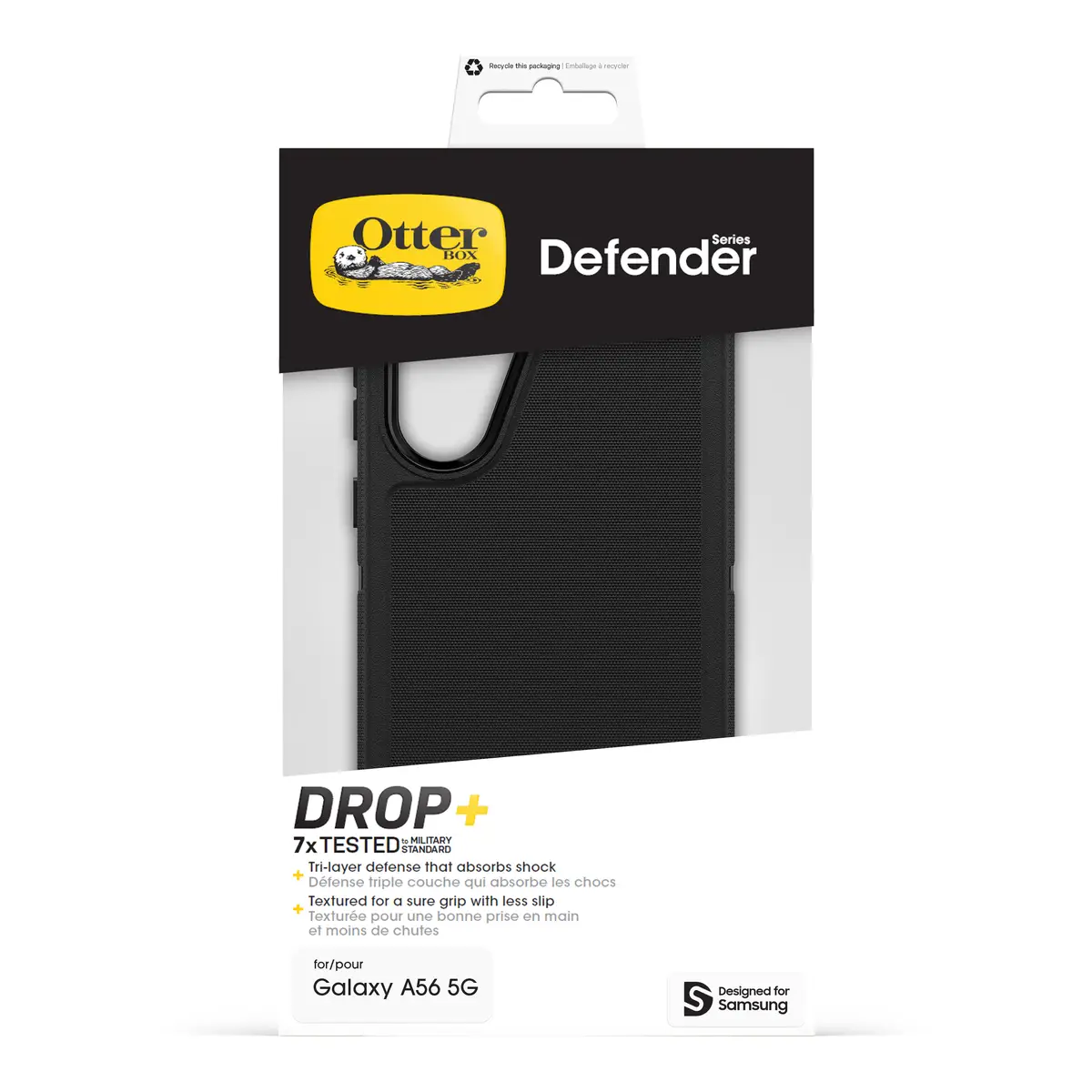 Defender Schutzhülle für Galaxy A56 5G Schwarz