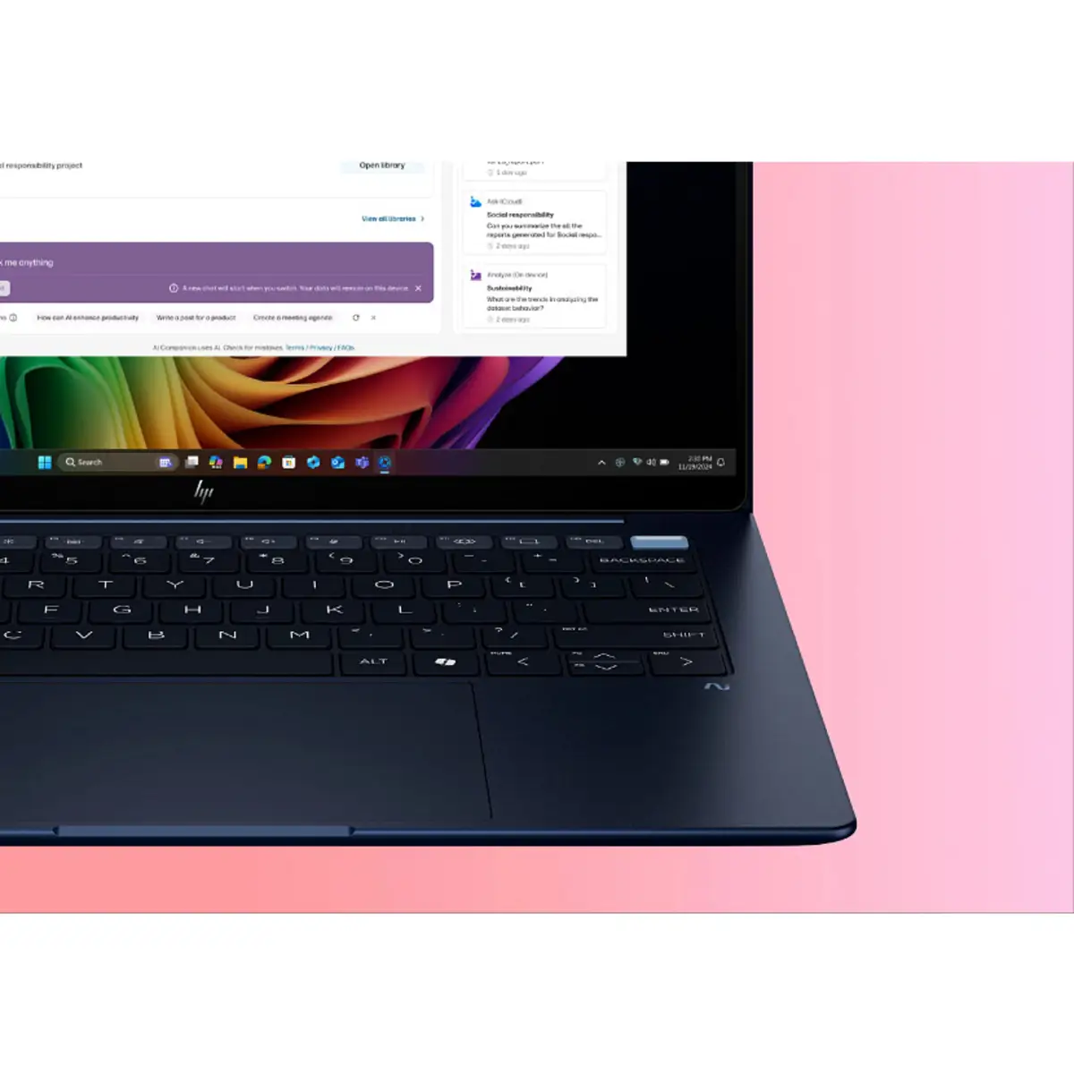 EliteBook Ultra G1i 14-Zoll-Notebook, KI-PC der nächsten Ära, Wolf Pro Security Edition, 14", Touchscreen, Windows 11 Pro, Intel Core™ Ultra 5, 32GB RAM, 512GB SSD, 2.8K