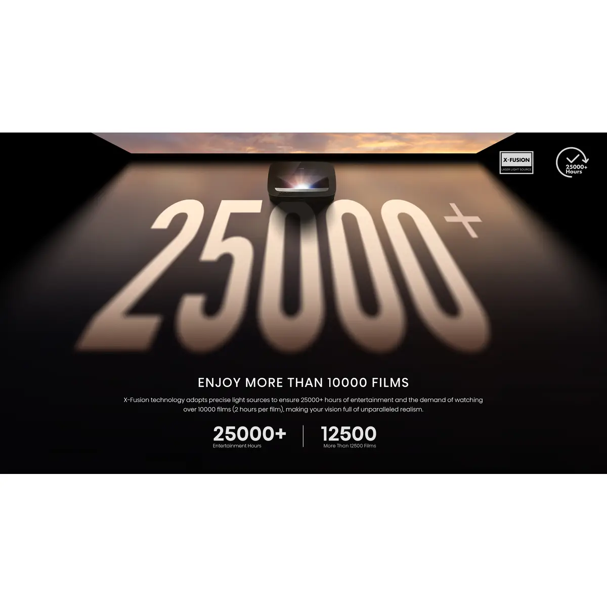 Laser TV PL2 80-150 3840x2160 4K UHD e-Shift 2.700 ANSI-Lumen