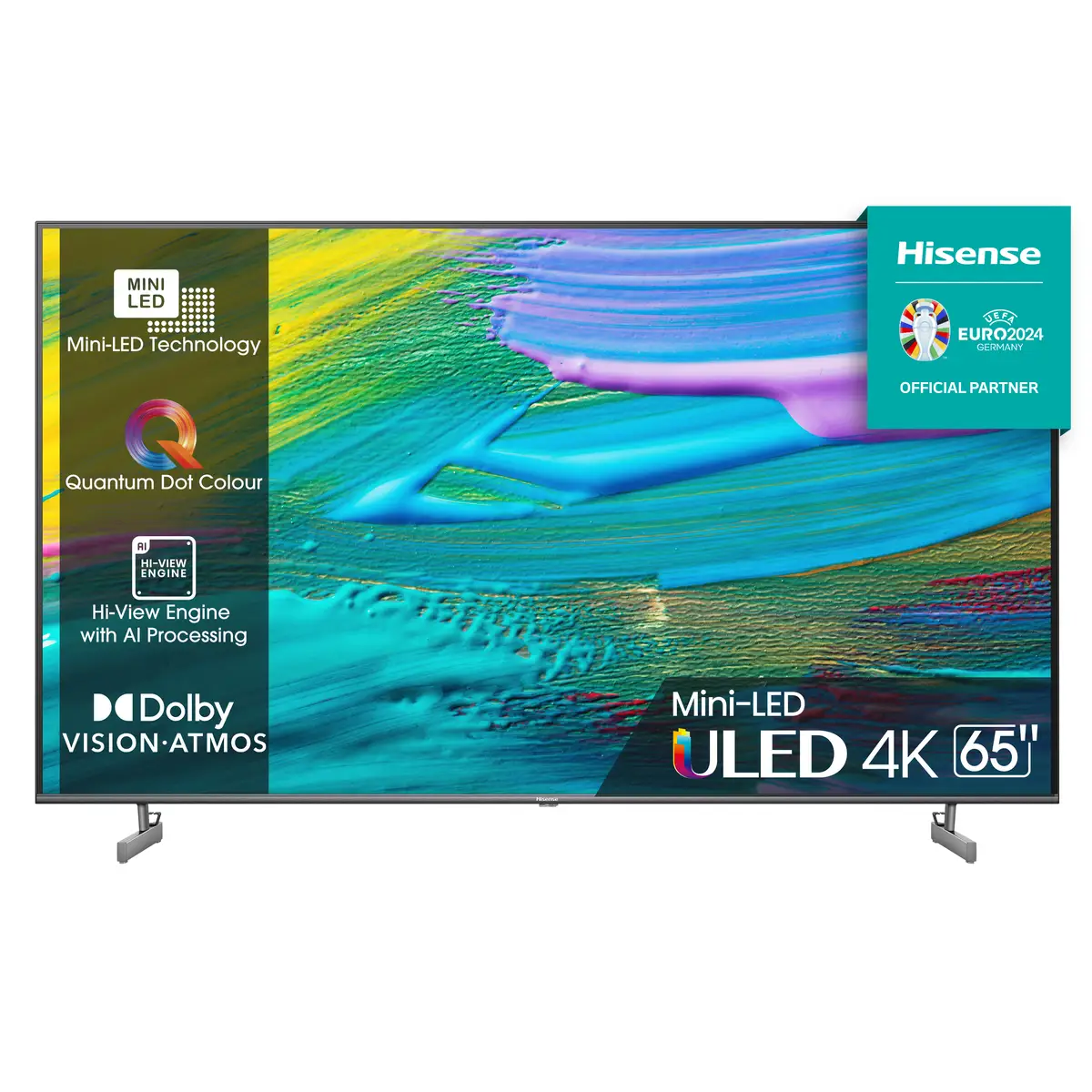 LCD-TV 65U6KQ 65 4K 3840x2160 16:9 600 cd/m² 20 ms Schwarz Metall