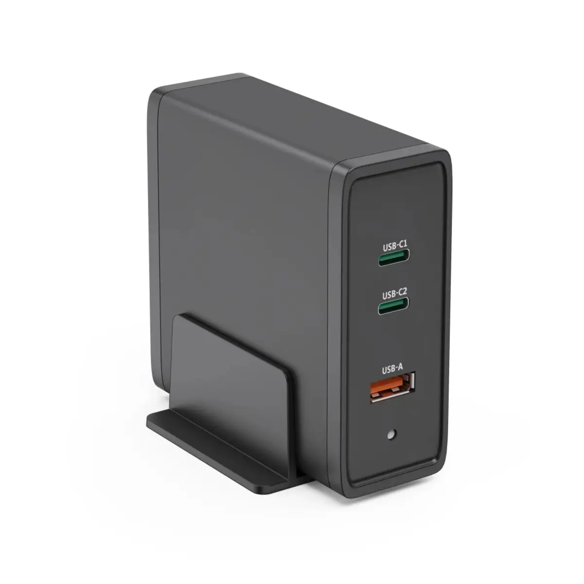 Universal-USB-C-Ladestation, GaN, 3 Ports, Power Delivery (PD), 5-28V/140W