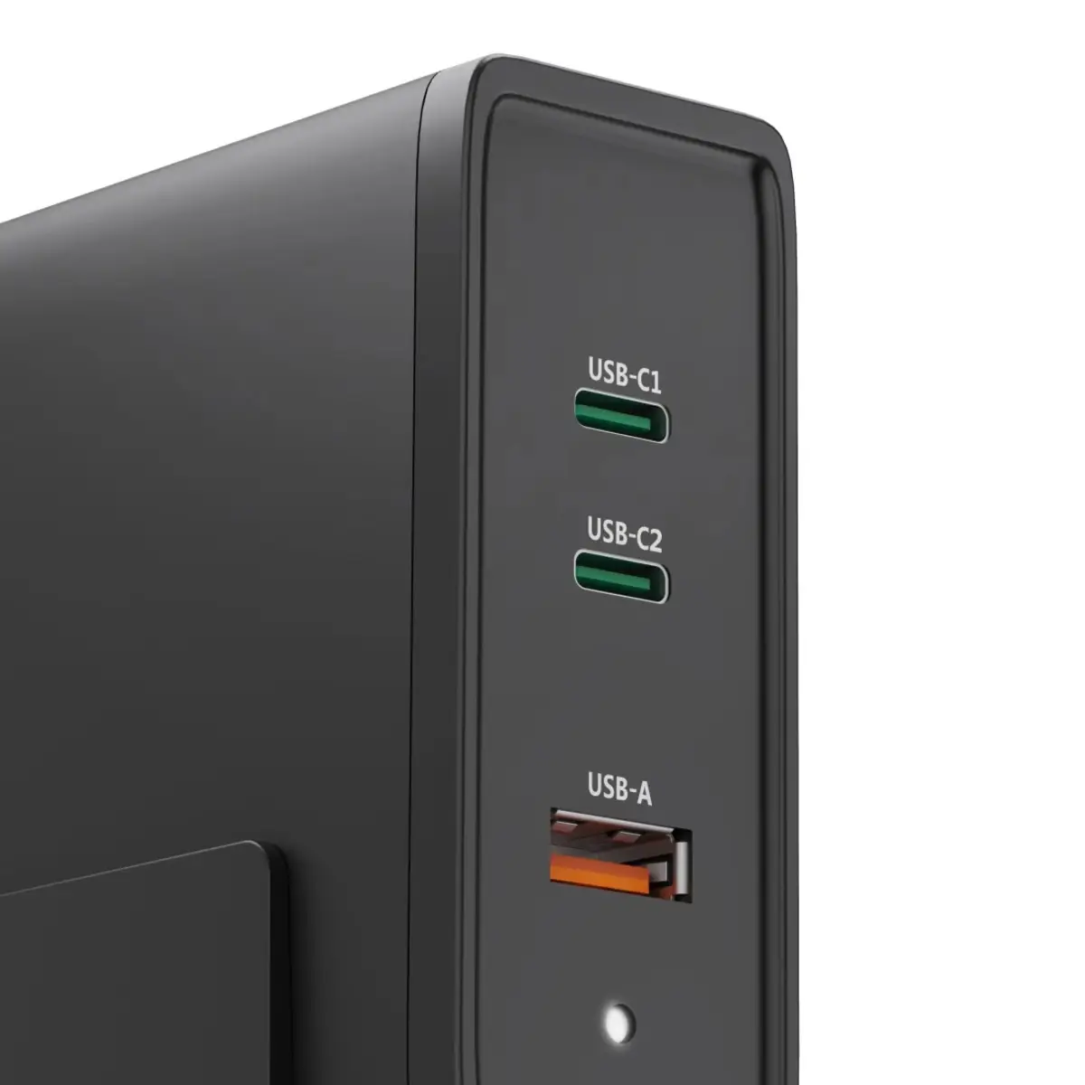Universal-USB-C-Ladestation, GaN, 3 Ports, Power Delivery (PD), 5-28V/140W