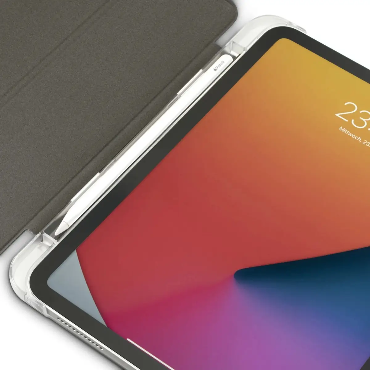 Tablet-Hülle Fold Clear mit Stiftfach für Apple iPad Air 11 (2025), SW