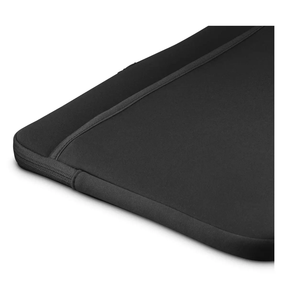 Laptop-Sleeve Neoprene mit Vorderfach, 36 - 40 cm (14,1-15,6), Schwarz