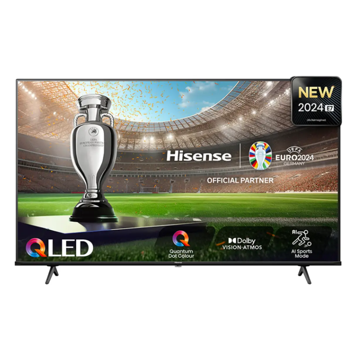 Smart-TV 43E77NQ 43" 4K UHD 3840x2160 16:9 400 cd/m² Schwarz