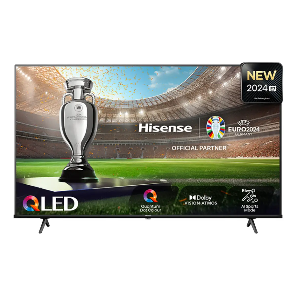 Smart-TV 55E77NQ 55" 4K UHD 3840x2160 16:9 4000:1 330 cd/m² 8 ms Schwarz