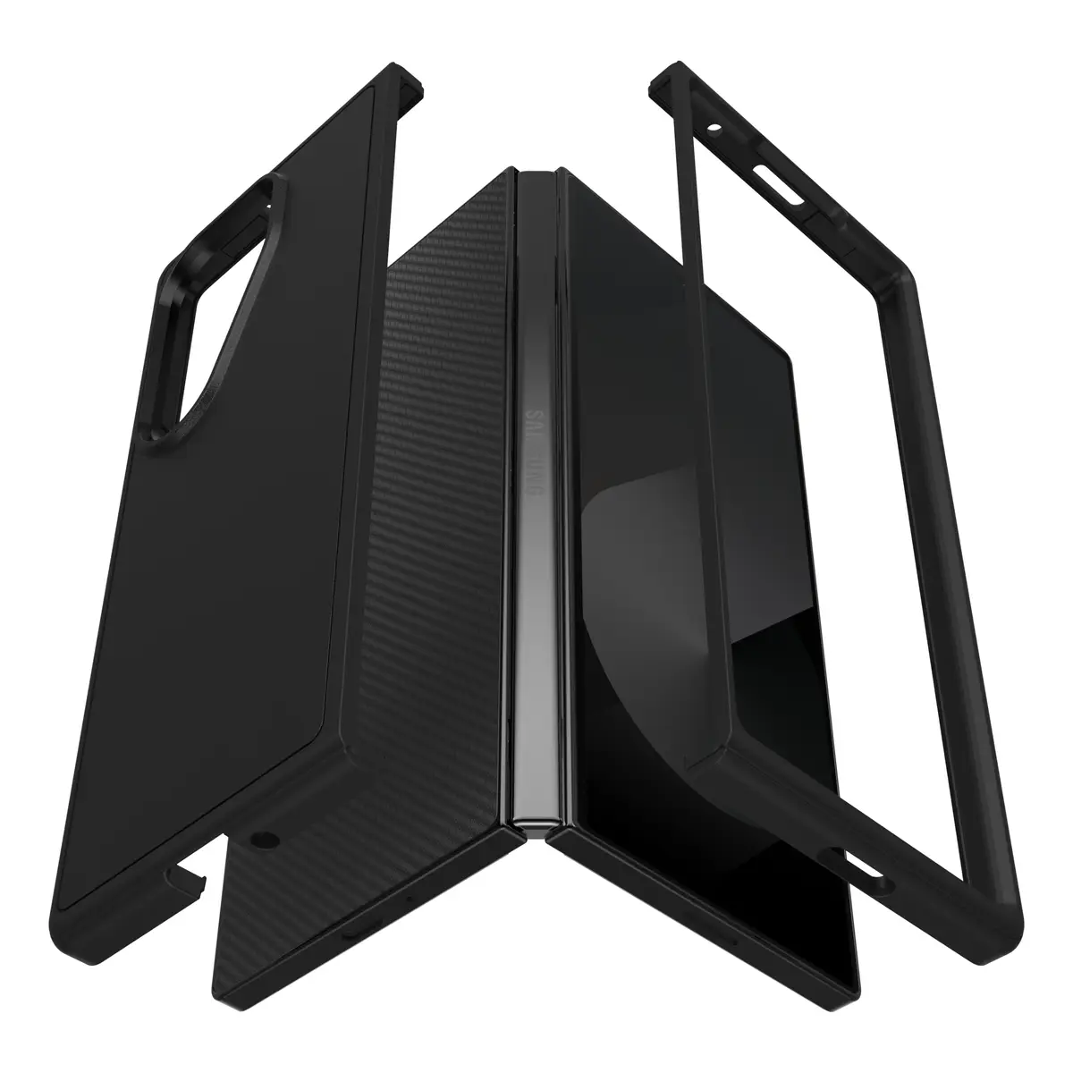 Thin Flex Series Flip-Hülle für Samsung Galaxy Z Fold6 Schwarz