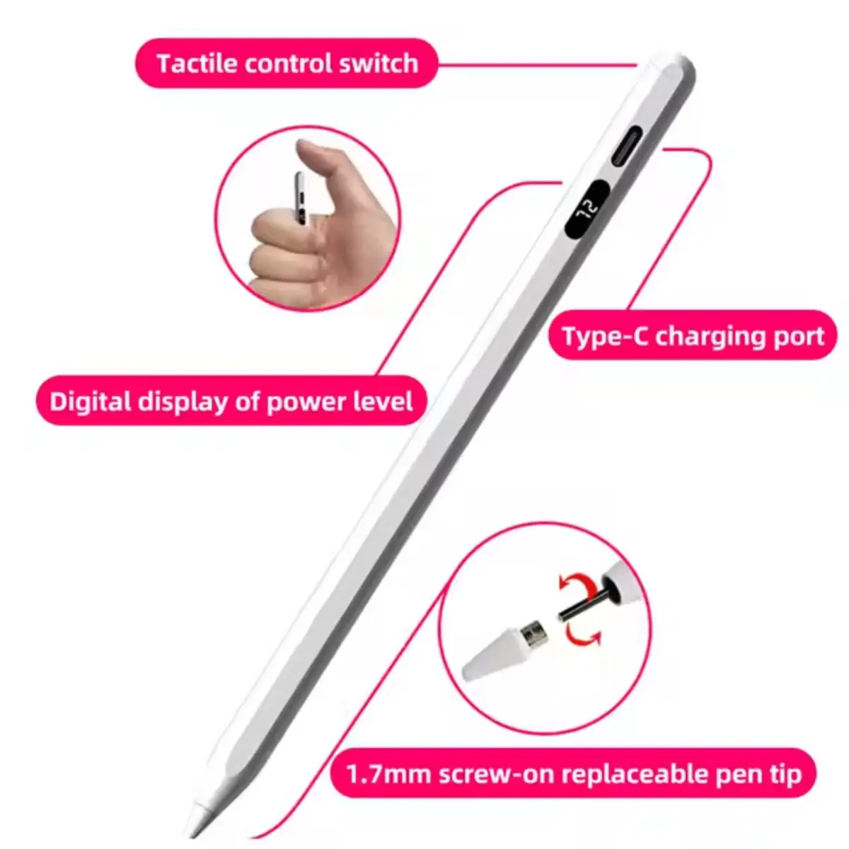 JLC Digi Pen Weiß für iPad 2018 oder später