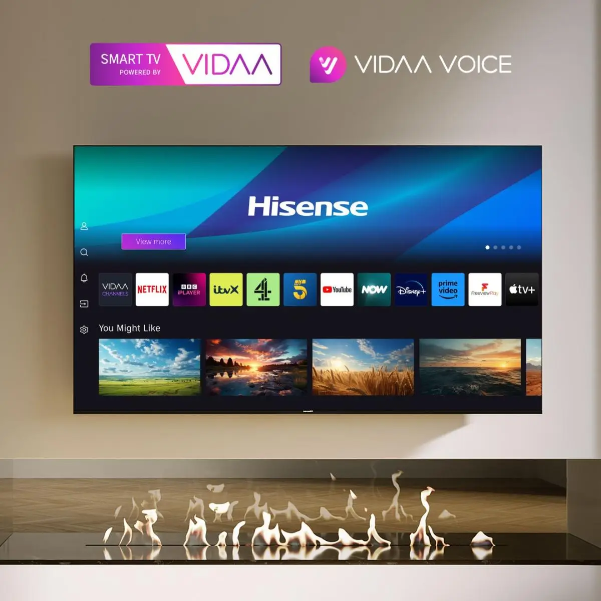 Smart-TV 58A6N 147 cm 58" 3840x2160 4K UHD 330cd/m² 8ms Schwarz