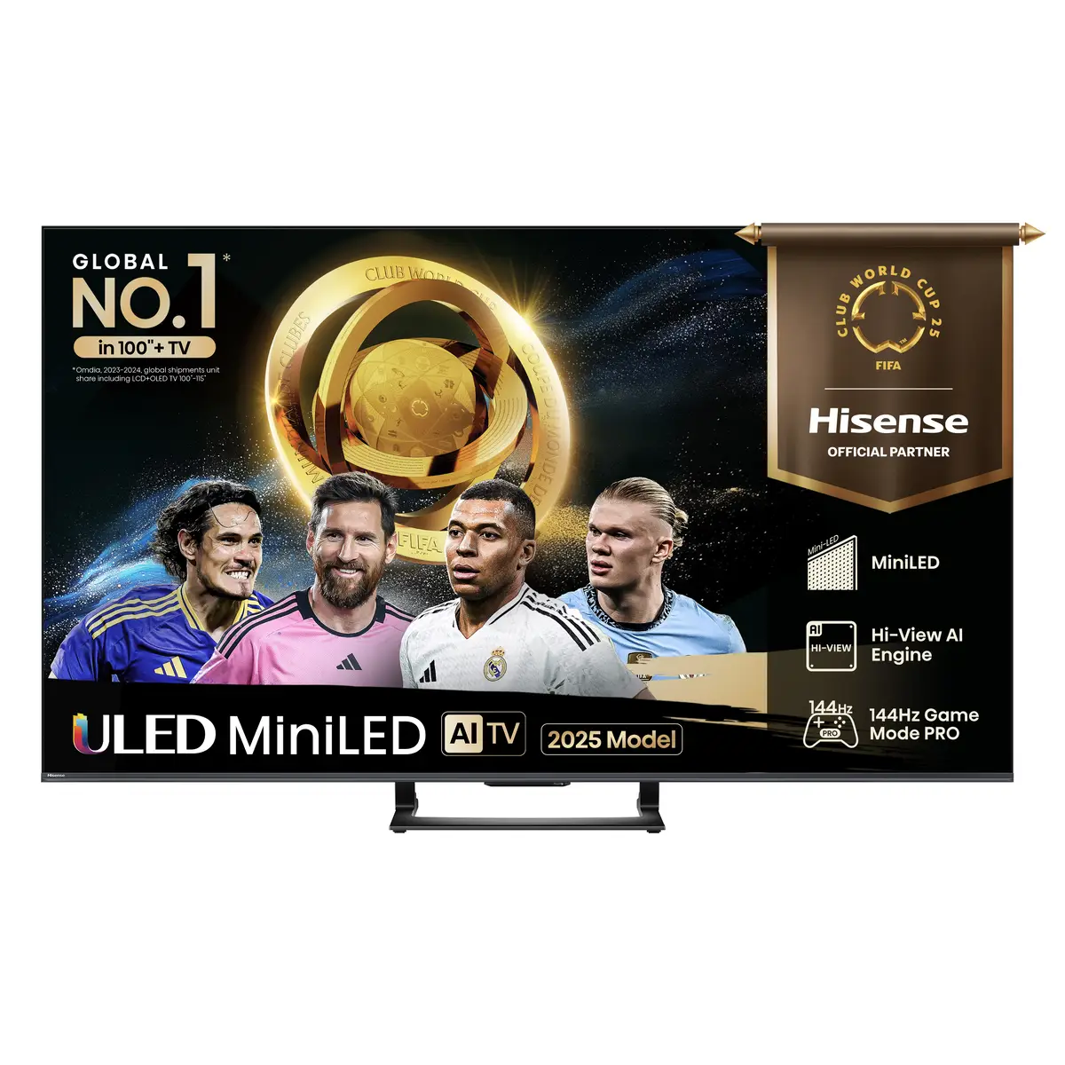 Mini Smart-TV 75U7Q189 cm 75" 3840x21604K UHD 144Hz HDR10+ Dolby Atmos DTS Virtual X-Decodierung VIDAA Smart OS Serie:U7Q