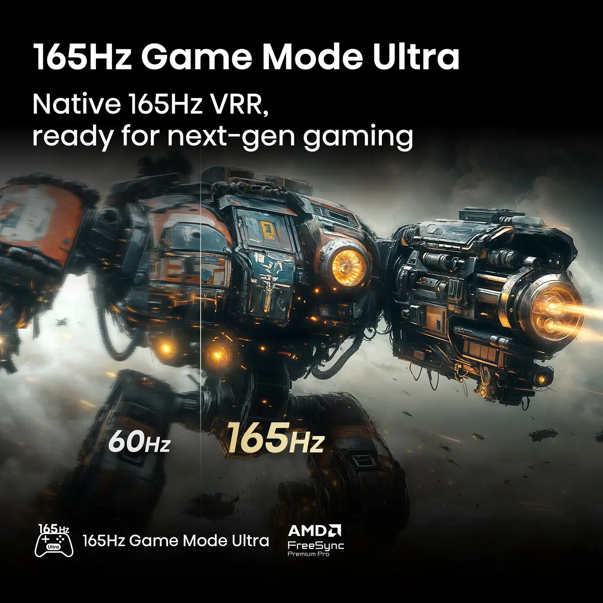 Mini Smart-TV 100U7Q253 cm 100" 3840x21604K UHD 165Hz HDR10+ Dolby Atmos DTS Virtual X-Decodierung VIDAA Smart OS Serie:U7Q