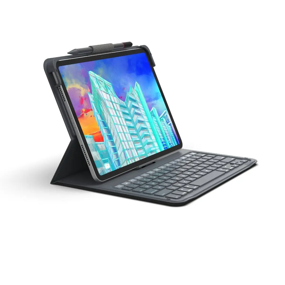 Keyboard-Messenger Folio 2 für iPad 10,9" (10. Gen.) Deutsch Schwarz