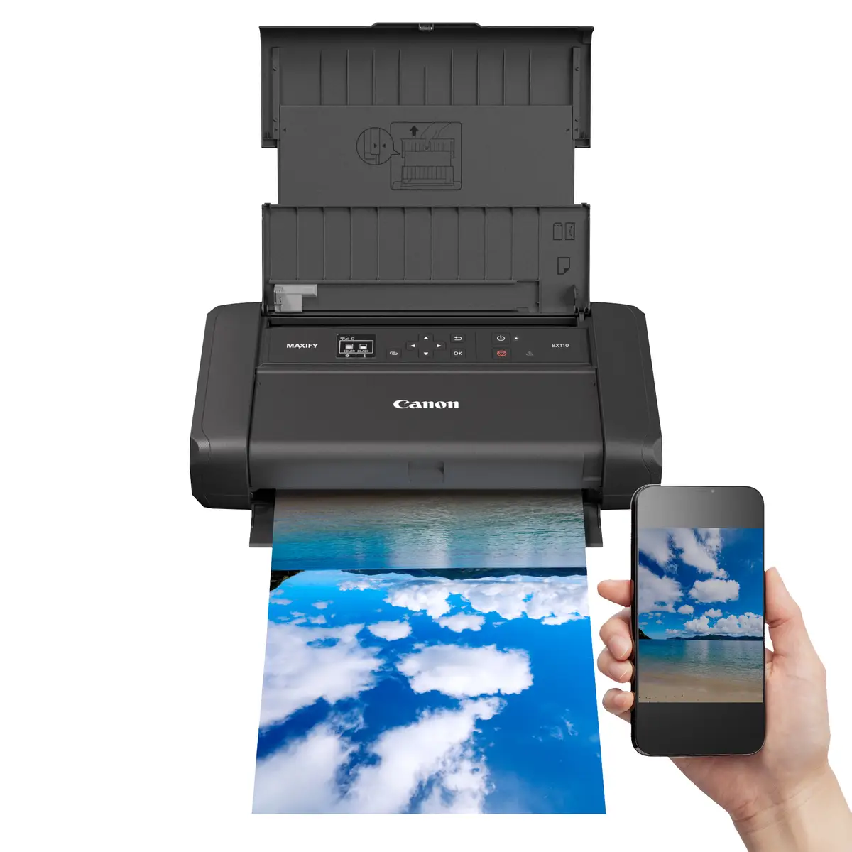 MAXIFY BX110 mit Akku, mobiler Tintenstrahldrucker