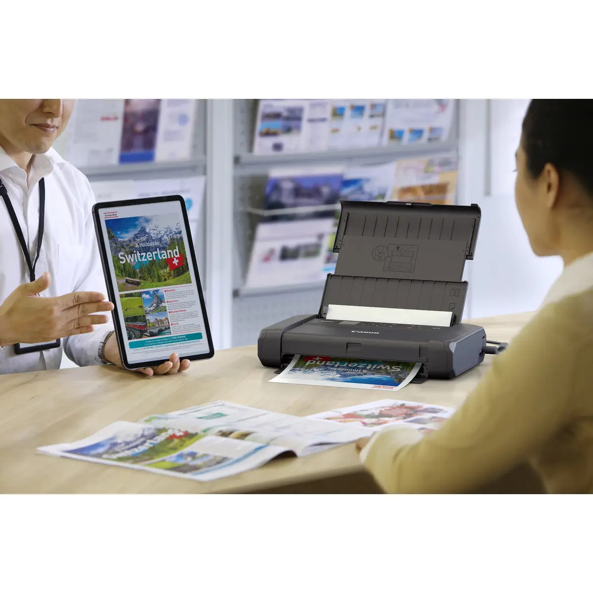 MAXIFY BX110 mit Akku, mobiler Tintenstrahldrucker