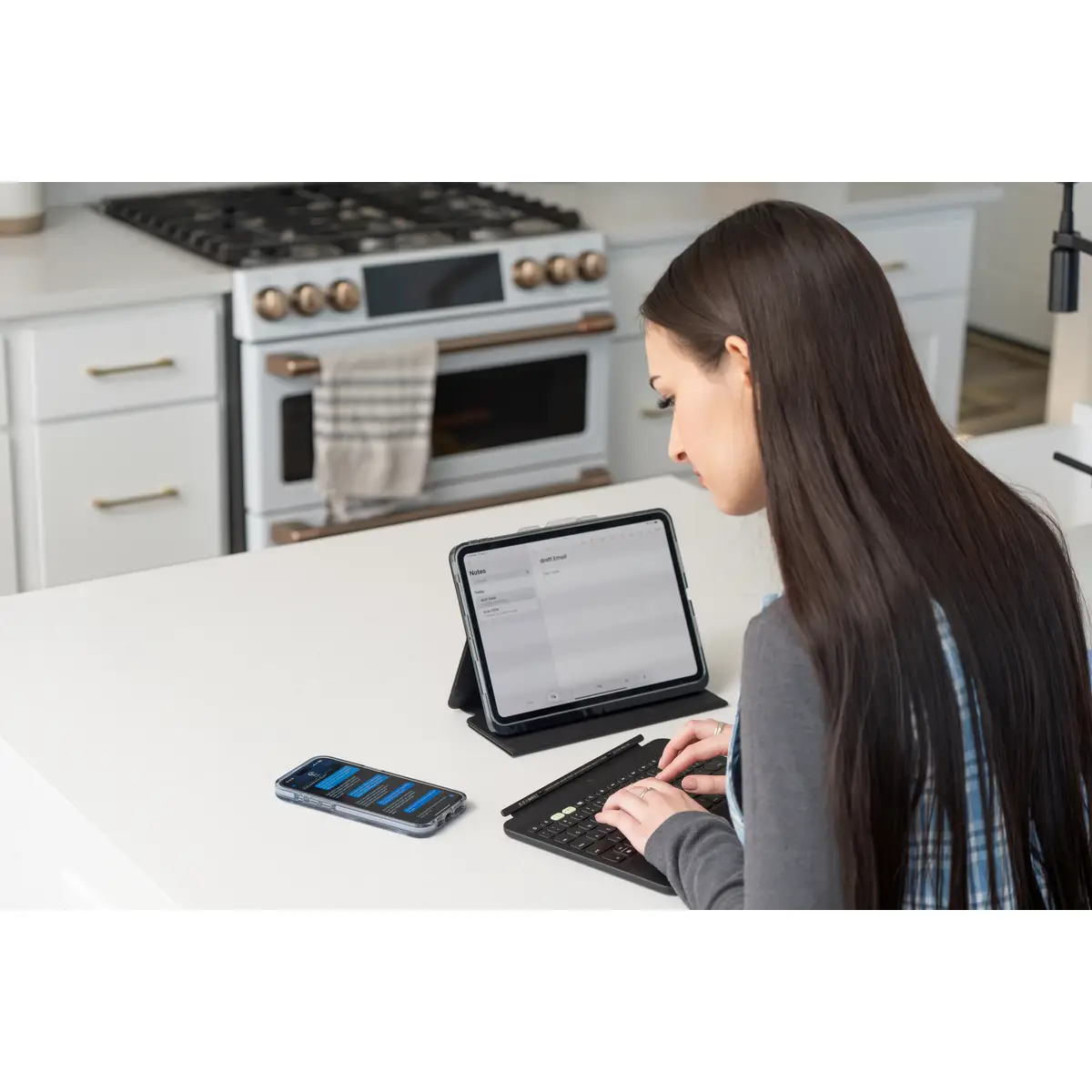 KB Pro Keys 2 Apple iPad Air 13 (M2/M3) Schwarz (Deutsch)