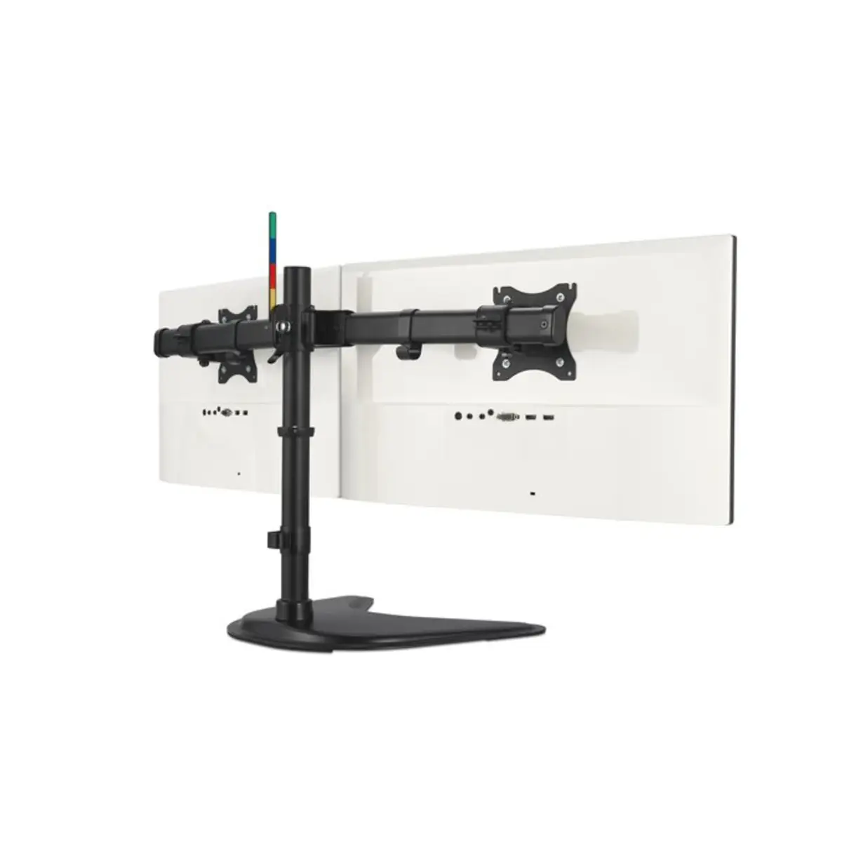 SmartFit Ergo Freistehender Dual Monitorarm bis 68,6cm (27") Stahl Silikonpad