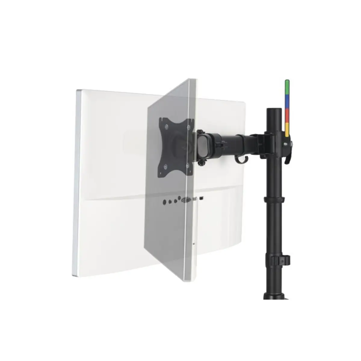 SmartFit Ergo Freistehender Dual Monitorarm bis 68,6cm (27") Stahl Silikonpad
