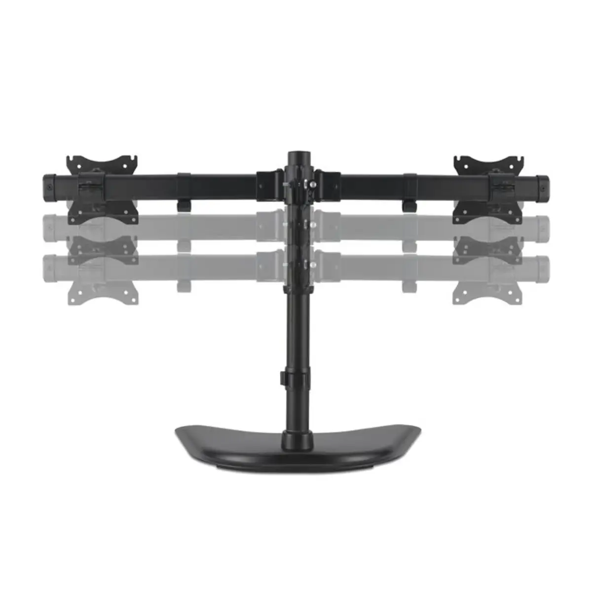 SmartFit Ergo Freistehender Dual Monitorarm bis 68,6cm (27") Stahl Silikonpad
