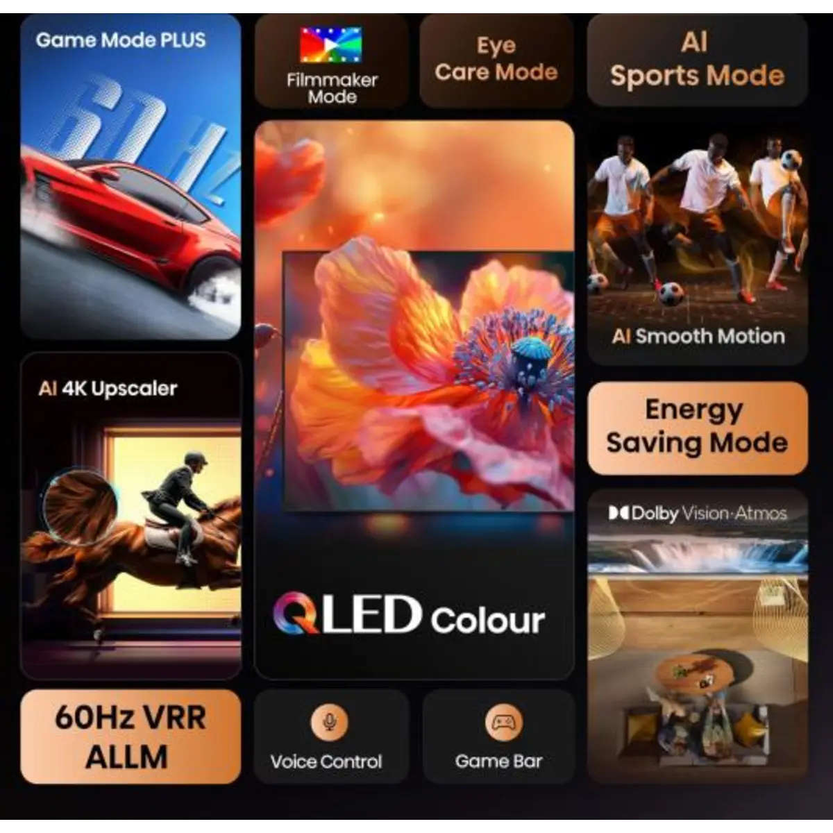 TV 65E77Q 65", QLED 4K, 60Hz