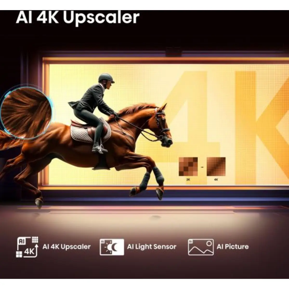 TV 65E77Q 65", QLED 4K, 60Hz