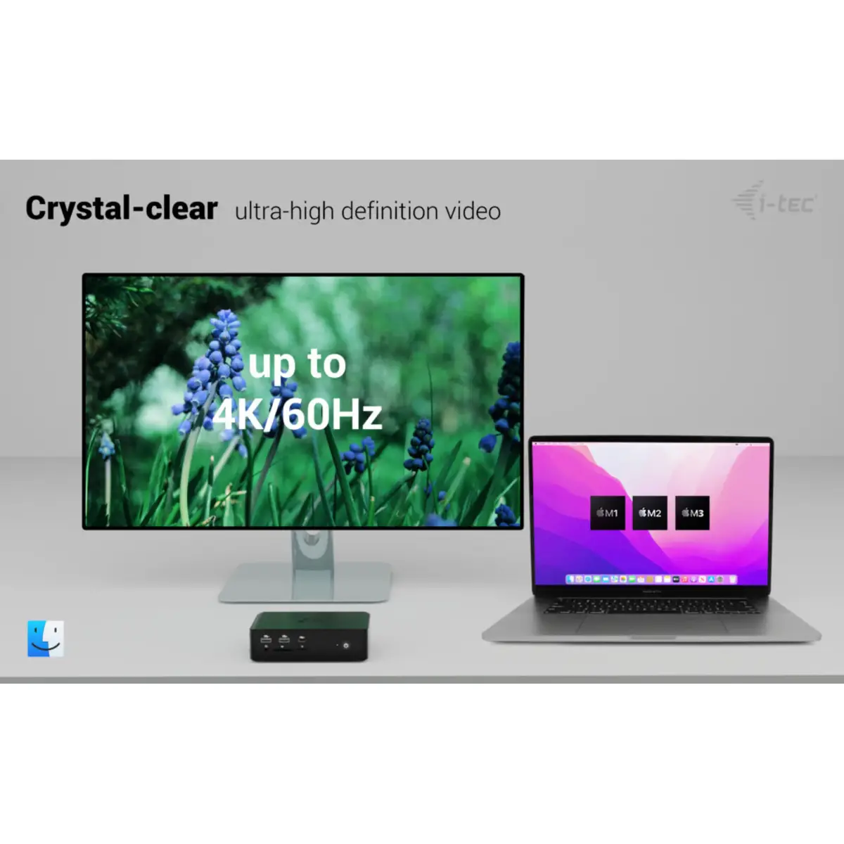 i-tec Thunderbolt5 Quattro Display Docking Station, 5x USB, 2.5 GLAN + Power Delivery 140W