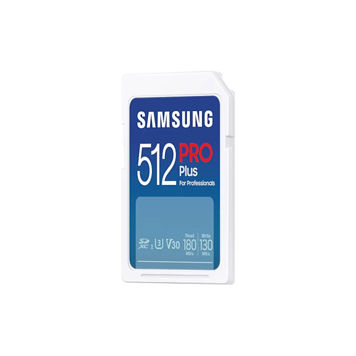 PRO Plus MB-SD512SB/WW, 512 GB, SDXC, UHS-I, 180 MB/s, 130 MB/s, Class 3 (U3)