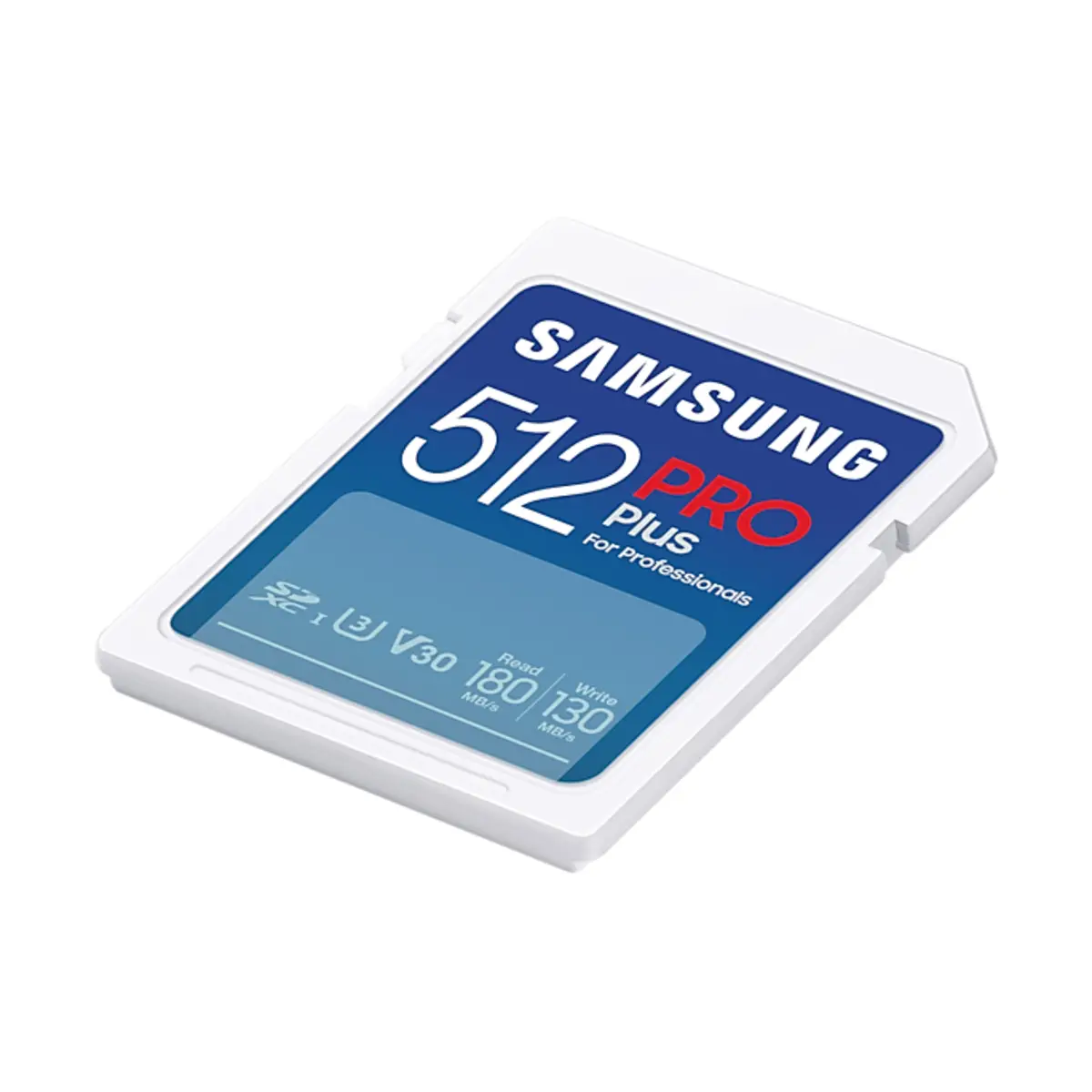 PRO Plus MB-SD512SB/WW, 512 GB, SDXC, UHS-I, 180 MB/s, 130 MB/s, Class 3 (U3)