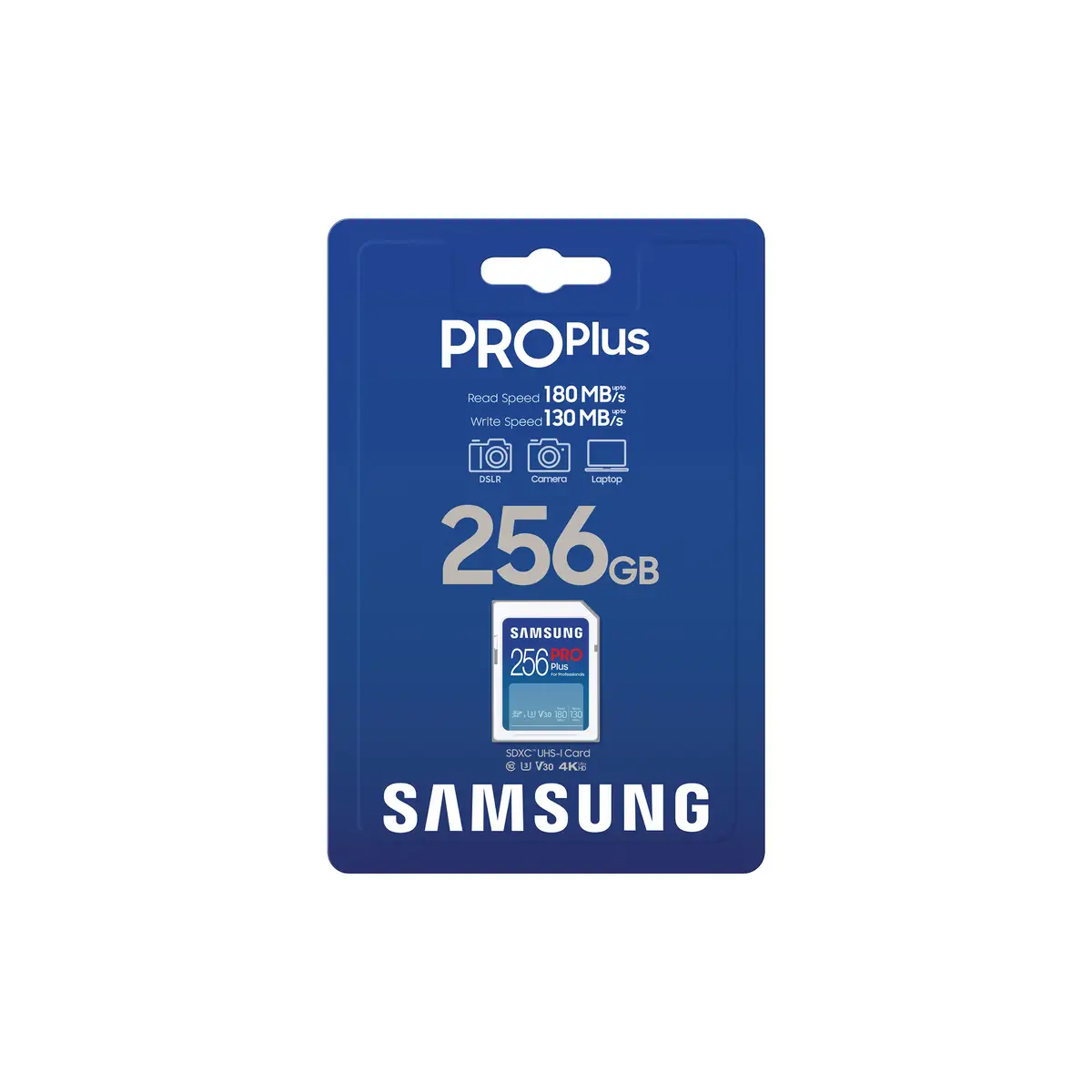 PRO Plus MB-SD256S, 256 GB, SDXC, Klasse 10, UHS-I, 180 MB/s, 130 MB/s