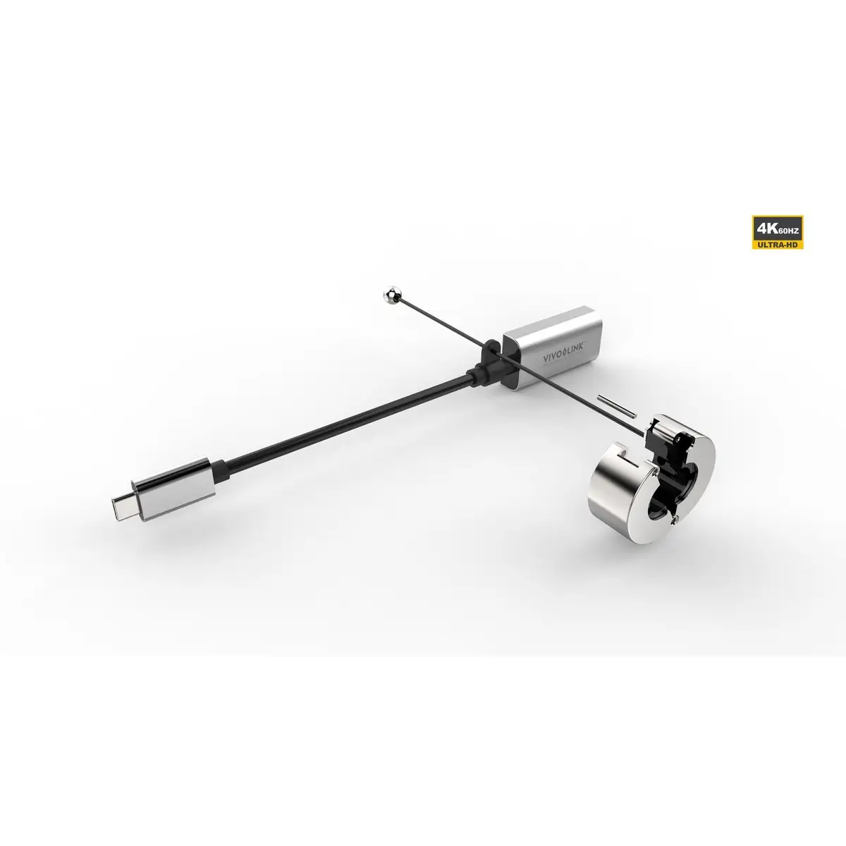 PROADRING4S Pro Adapter Ring USB Typ-C HDMI Männlich Weiblich Gerade Gerade