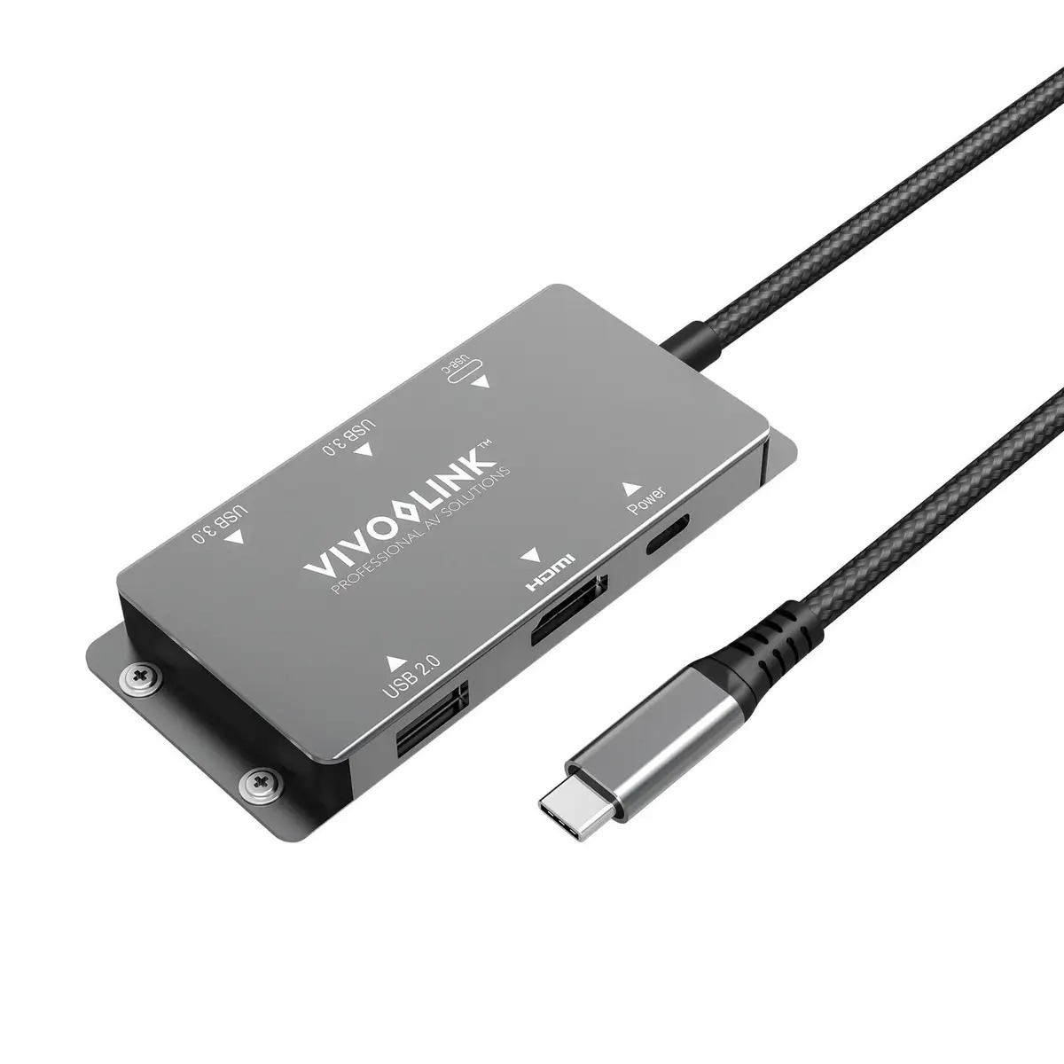 VLUSBCHUB USB-Grafikadapter 3.2 Gen1 (3.1 Gen1) USB Typ-C HDMI-Ausgang DisplayPorts ausgang 3840x2160 Pixel