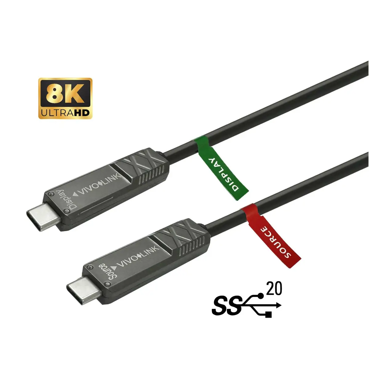 PROUSBCMM10OP Kabel 10m USB C USB C USB 3.2 Gen2 (3.1 Gen2) 20 Gbit/s Schwarz