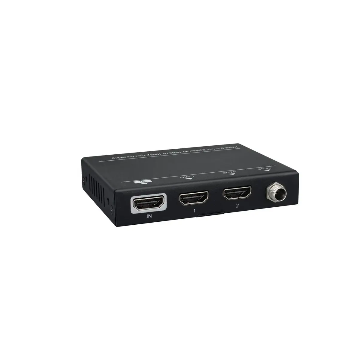 VLHDMISP1X2 Videosplitter HDMI 2xHDMI 1.4/2.0 3840x2160 Pixel Schwarz Metall