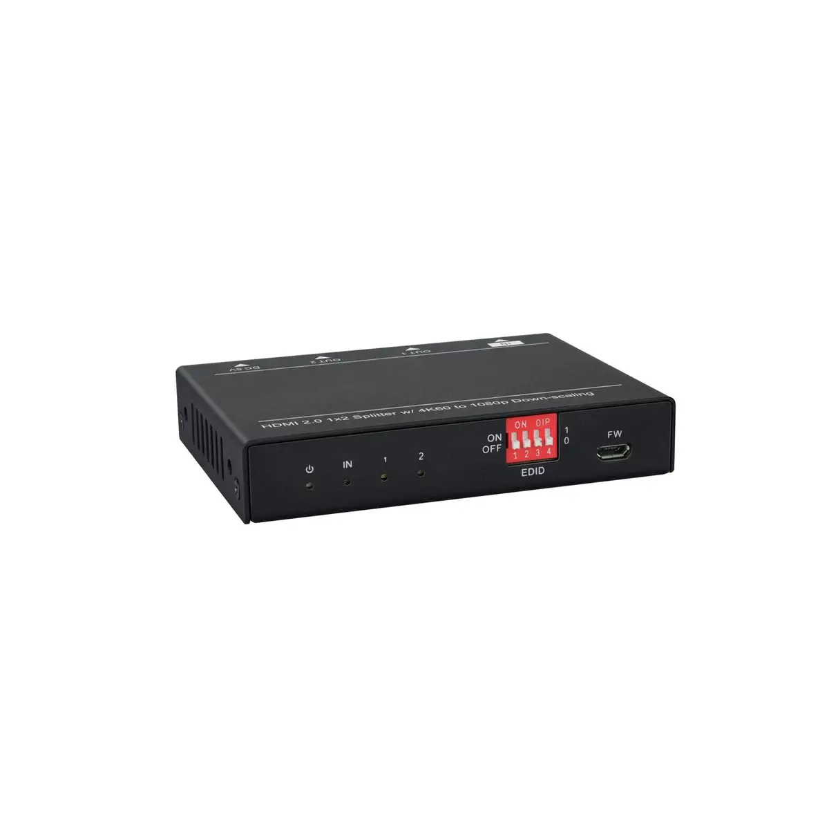 VLHDMISP1X2 Videosplitter HDMI 2xHDMI 1.4/2.0 3840x2160 Pixel Schwarz Metall