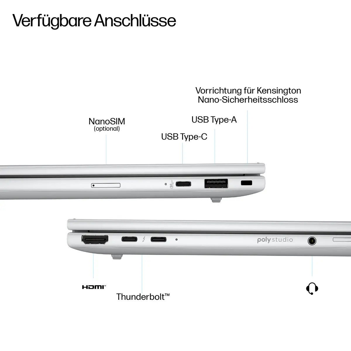 EliteBook 8 G1a 16 inch Notebook Next Gen AI PC, 16", Windows 11 Pro, AMD Ryzen™ AI 5, 32GB RAM, 512GB SSD, 2.5K