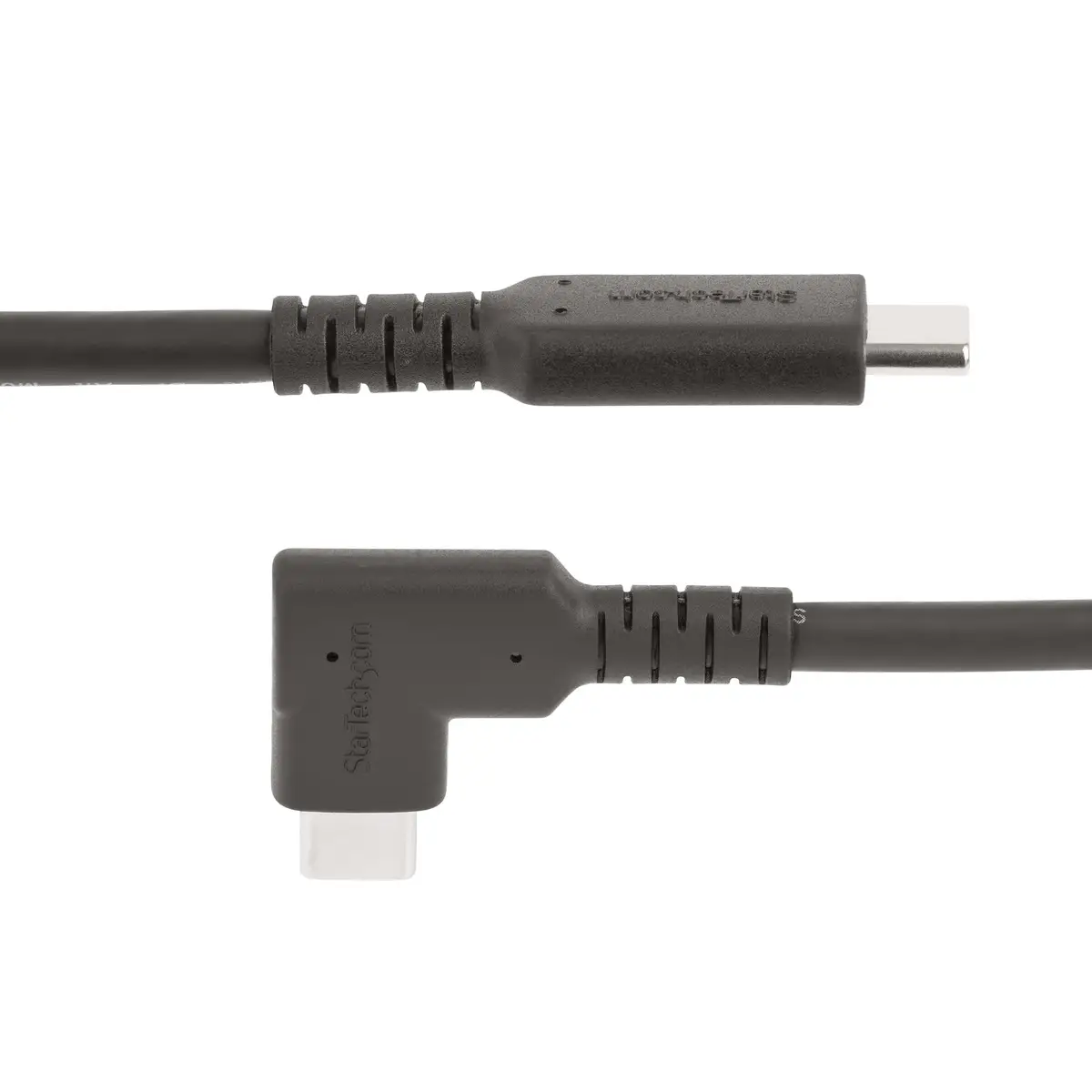 StarTech 50cm USB-C Kabel, Rechtwinklig, USB 10Gbps, 100W (5A) PD, 8K 60Hz4K 144Hz DP Alt-Modus, Robust, Thunderbolt-kompatibel