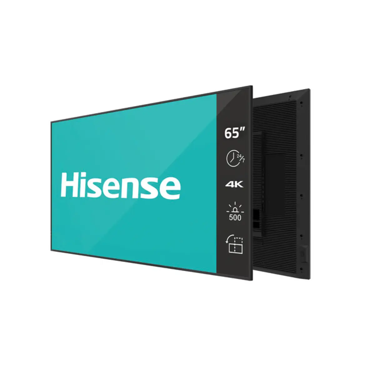 Digital Signage 65DM66D 165,1cm 65” 4K UHD 3840x2160 Pixel 16:9 8 ms 1200:1 500 cd/m² WLAN 24/7 Operation Schwarz