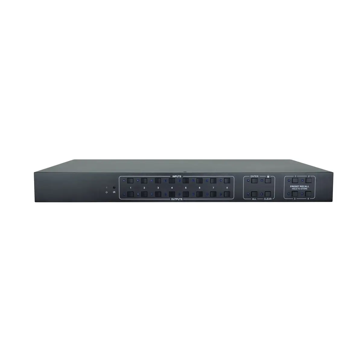 VLHDMIMAT8X8 AV-Matrix-Umschalter 3840x2160 Pixel 18 Gbit/s Gigabit Ethernet PCM 4:4:4