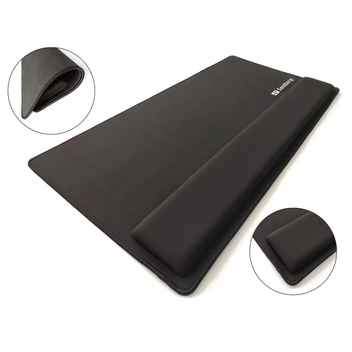 Desk Pad Pro XXL Tastatur und Mauspad mit Handgelenkpolster